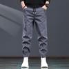 JIELEINUO Stilvolle lockere Herren Cargo Jogginghose