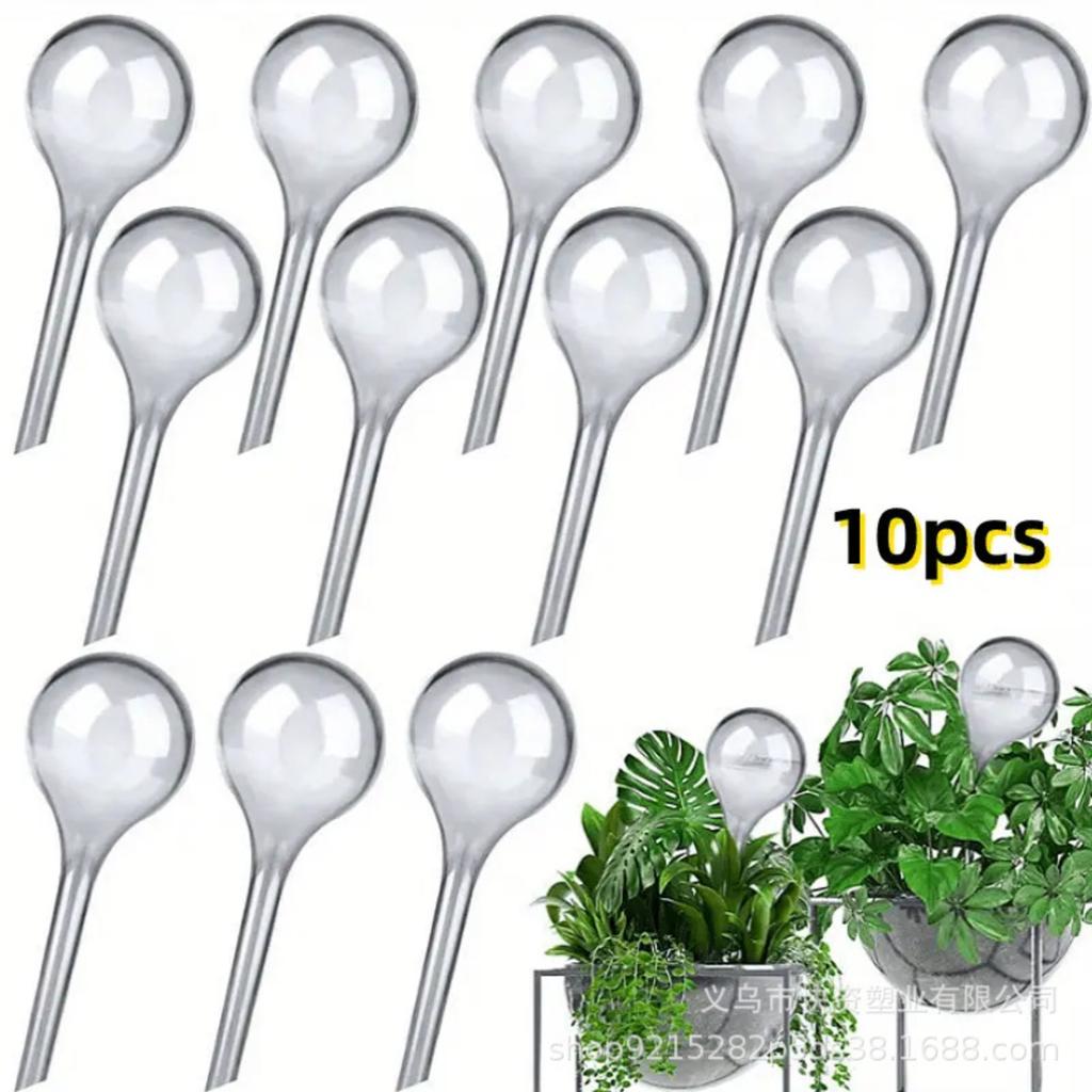 Glass-Look Round Ball Automatic Watering Device Lazy Gardener's Watering Solution Travel Drip Irrigator