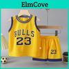 Kids Sports Sleeveless Shorts Set With Polyester Fabric For Active Play And Summer Wear