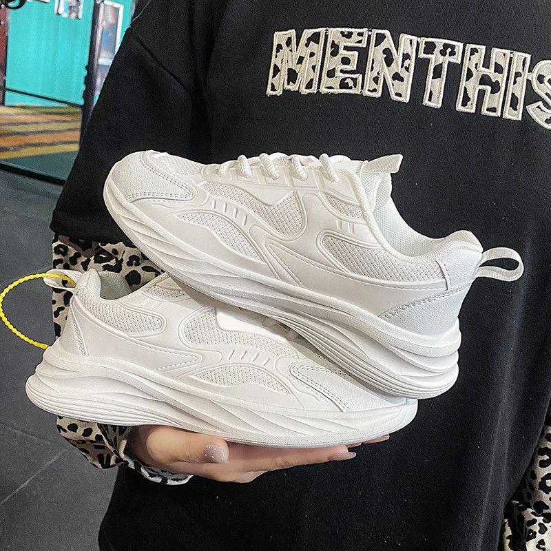

Soft-soled sports shoes women s 2025 new spring and summer casual women s shoes ultra-light white lightweight shock-absorbing running shoes 40 белый