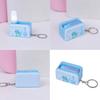 Interactive LED Keyring For Evening Key Finding And Finger Exercise Shatterproof Plastic Construction Keychain