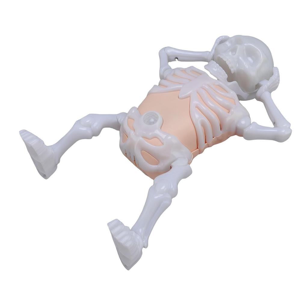 xuuyuu Fun Design Glow Dancing Skeleton Toy Compact with Sound First Horror Fun Doll for Kids