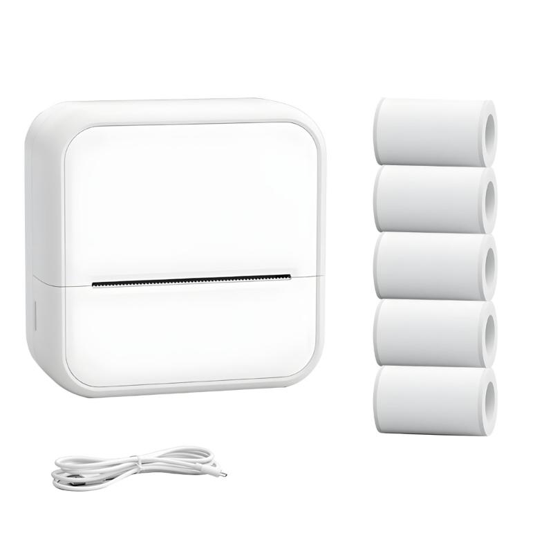 

Enabled Portable Label Printer with Efficient Technology and 5 Rolls Included for Quick Labeling Tasks