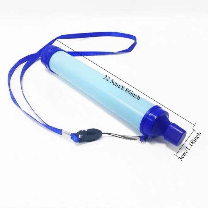 Noodwaterfilter voor buiten kamperen, Noodfiltratie voor buitenleven, Direct drinkbaar, Individuele waterzuiveraar, Steriliza