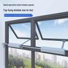 Manual Chain-Operated High Window Opener for Casement Windows - Fire Smoke Exhaust Ventilation System