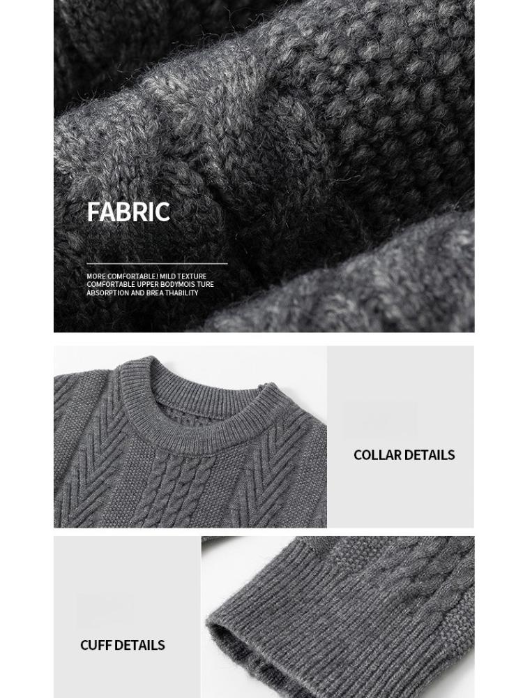 Pullovers Long Sleeves Sweaters Unisex Pure Colour Jumper Autumn Winter Tide Diamond Lattice Twisted Flower Loose Couples Bottoming Knit Sweater