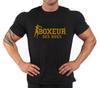 T-Shirt Bodybuilding Fitness Palestra' Boxeur Logo Or '