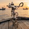 Fishing Rod Support Bracket Multi-position Clamp for Boat Hull Rails