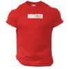 Monster T Shirt Gym Clothing Bodybuilding Training Workout Exercise Boxing Top