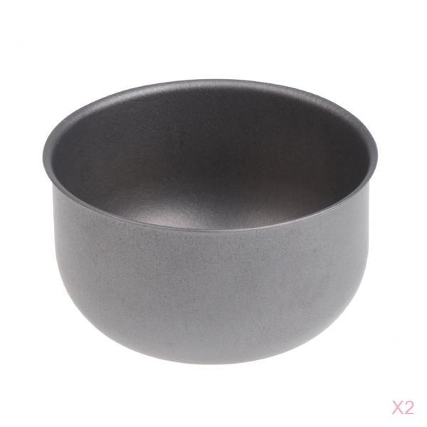 2 Pieces Titanium Camping Tea Cups, Mini Wine Glass, Portable, Lightweight, Small Size, Outdoors
