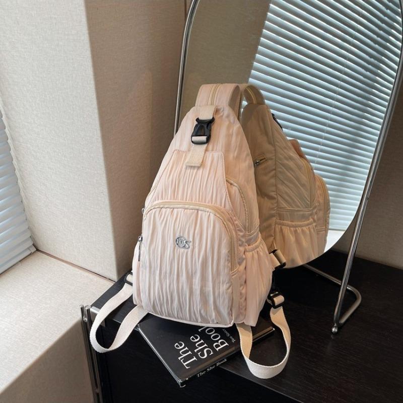 Sports Wind Messenger Bag Women's Large Capacity Leisure Niche Design Fashion Lightweight Travel Backpack