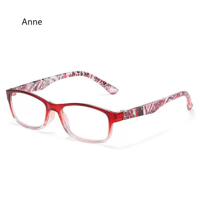 Reading Glasses Women Anti Blue Ray Lenses +1.00 +2.00 +3.00 +4.00 Red Purple Retro Plus Prescription Eyewear Clear Óculos