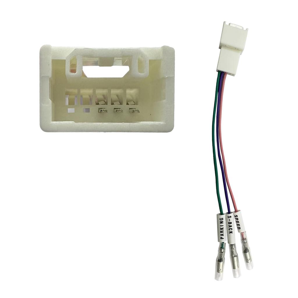 Suzuki 2DIN Wide Audio Navigation Mounting Kit, 20 P Audio Harness + 5P Speed Coupler + 2P Antenna Conversion Cord