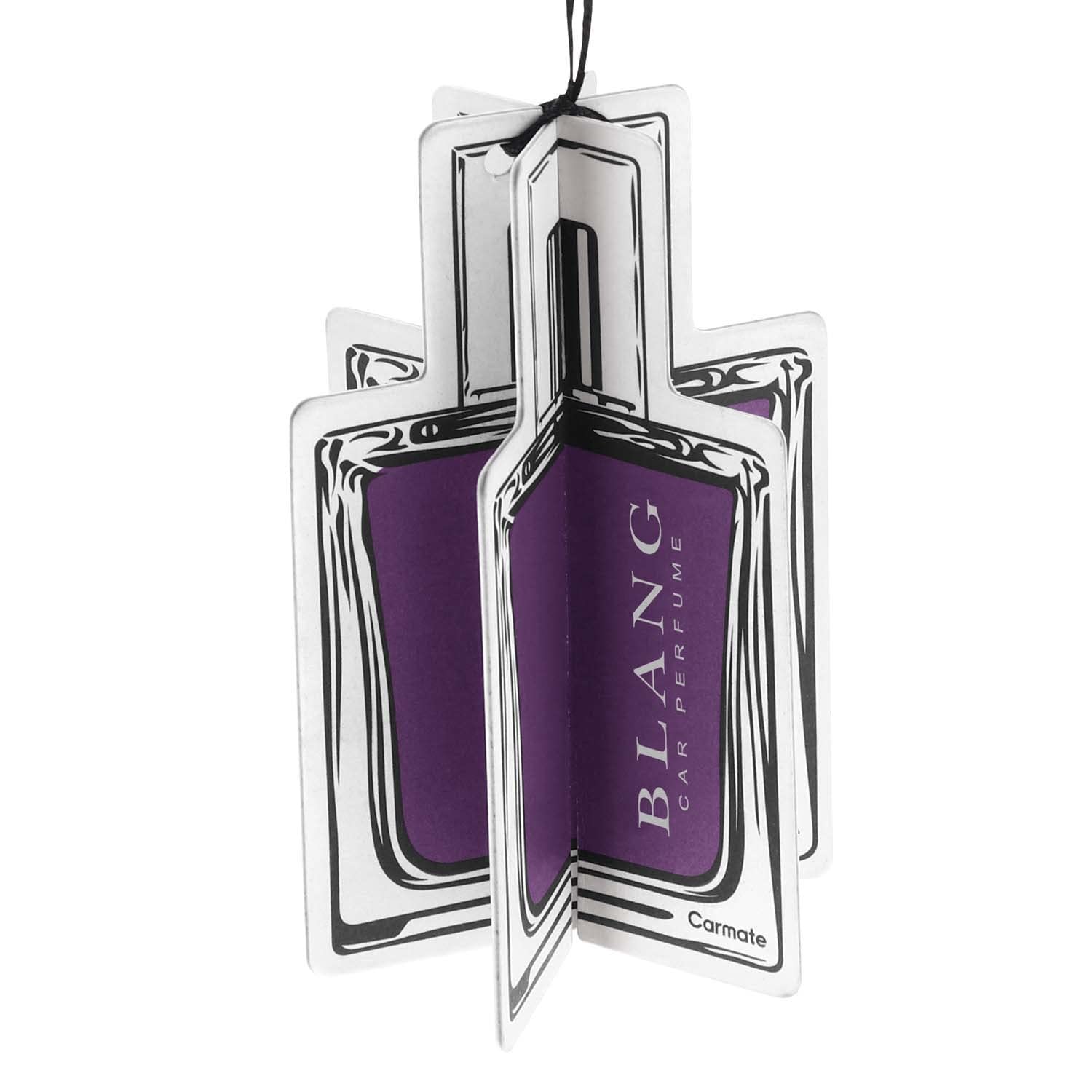 

CARMATE BLANG Space Hanging Air Freshener 3D Paper Fragrance White Musk H1451 Car, Room, чёрный