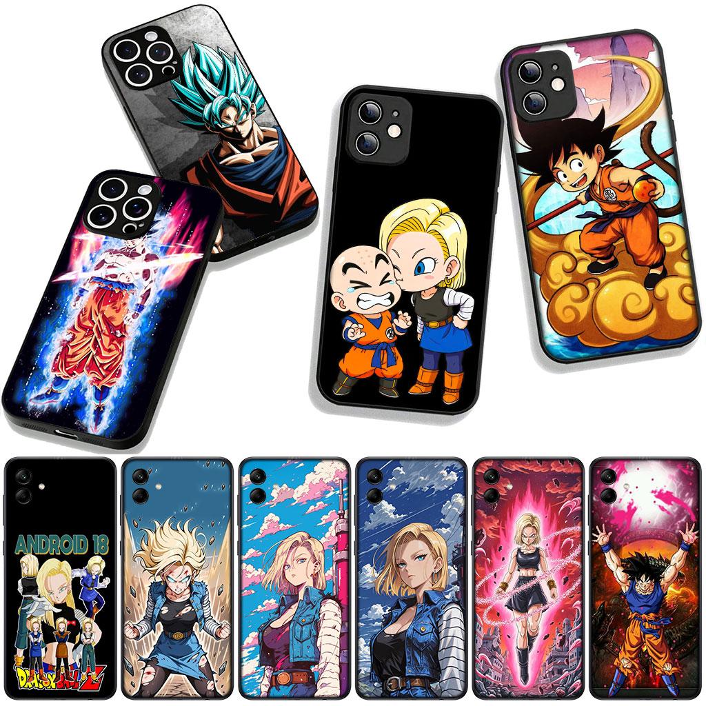 Gokus Dragons Android 18 Balls Z Cover for Xiaomi Poco F7 F6 F8 Ultra F5 X7 X6 X5 X3 NFC M7 M6 Pro C85 C75 C65 C71 C61 Case