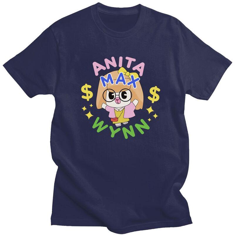 Custom Anita Max Wynn Mem T Shirts Men ShortSleeve Tshirts Streetwear Tee Pure Cotton Slim Fit Tshirts Gift