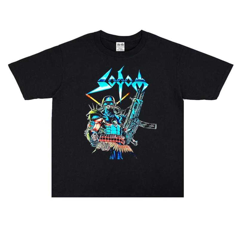 Rock Band Metal Band Print T-shirt Short Sleeve Loose Heavyweight Round Neck Graphic T Shirts  Tops