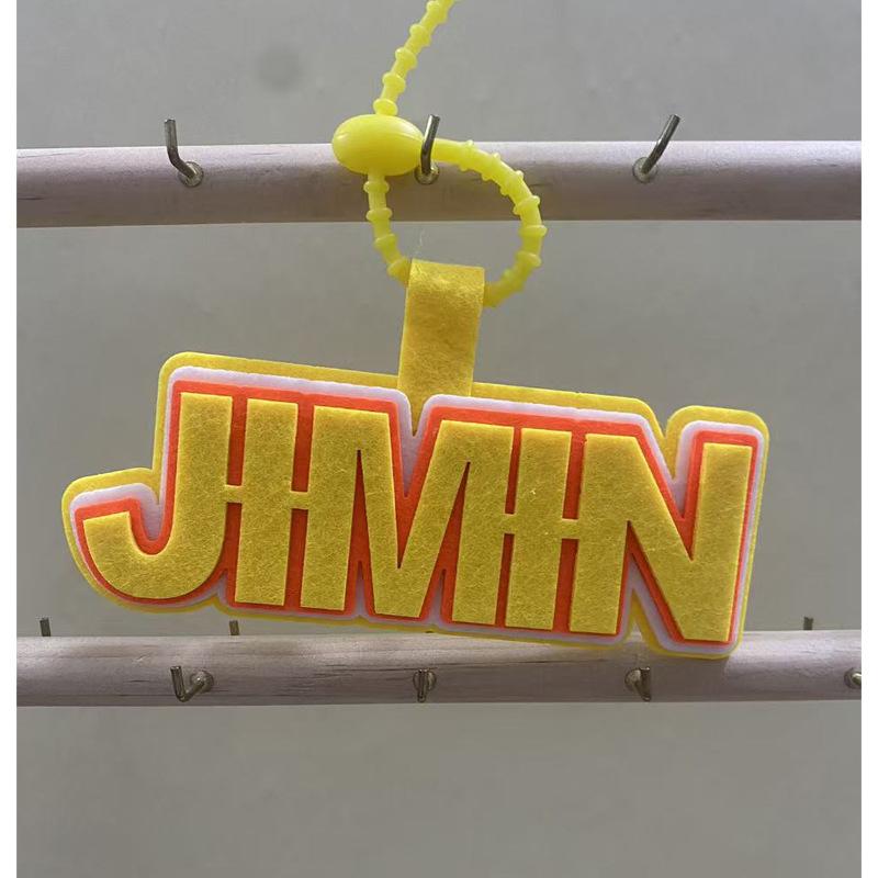 8pcs BTS Bags & Luggage Charms, Celebrity Merchandise, Clothing Decorations, Fan Support Products