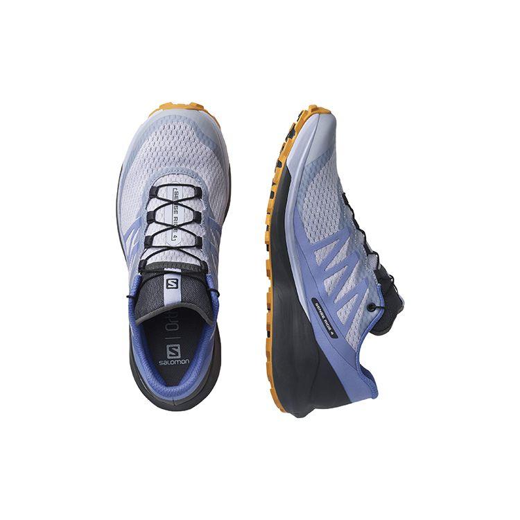 Salomon Sense Ride 4 Comfortable Fabric Durable Low-Top Running Shoes Women Running Shoes Light-Purple 416908