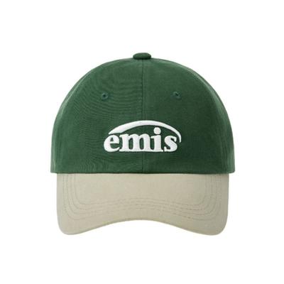 Emis NEW LOGO MIX BALL cap(RENEWAL)-BEIGE/GREEN