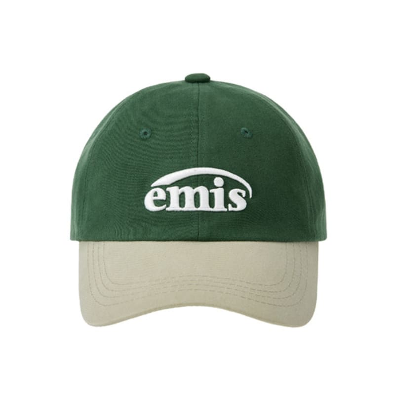 

EMIS NEW LOGO MIX BALL cap(RENEWAL)-BEIGE/GREEN BEIGE_GREEN