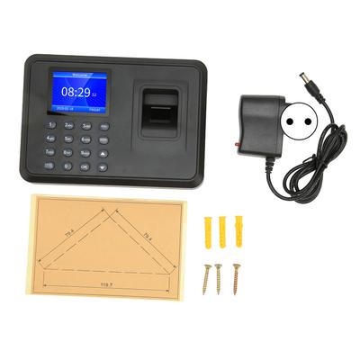 Fingerprint Attendance Machine 2.4 Inch 1000 User Capacity Name Display Biometric Fingerprint