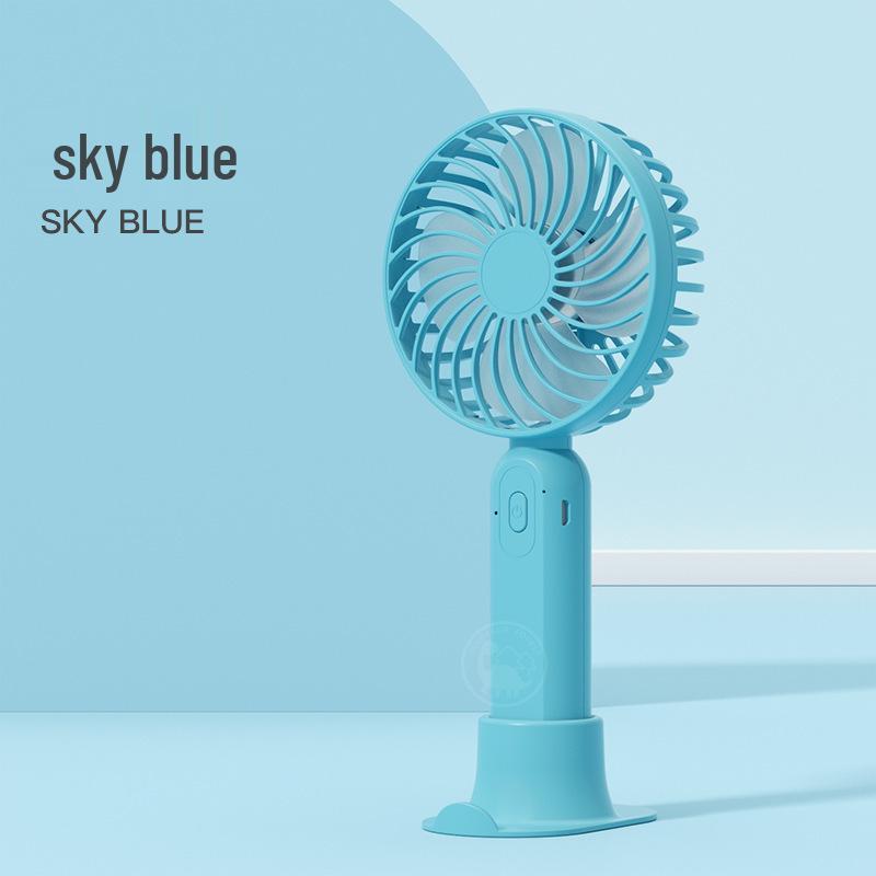 Silent Mini Handheld Fan: Portable, Rechargeable, Ideal Gift for Students, Desktop Use