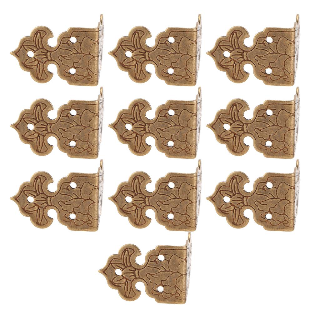 Eckenschutz Kupfer Tisch Ecke Schutzwerkzeug für Schmuck Geschenk Holzkisten Schränke Bronze