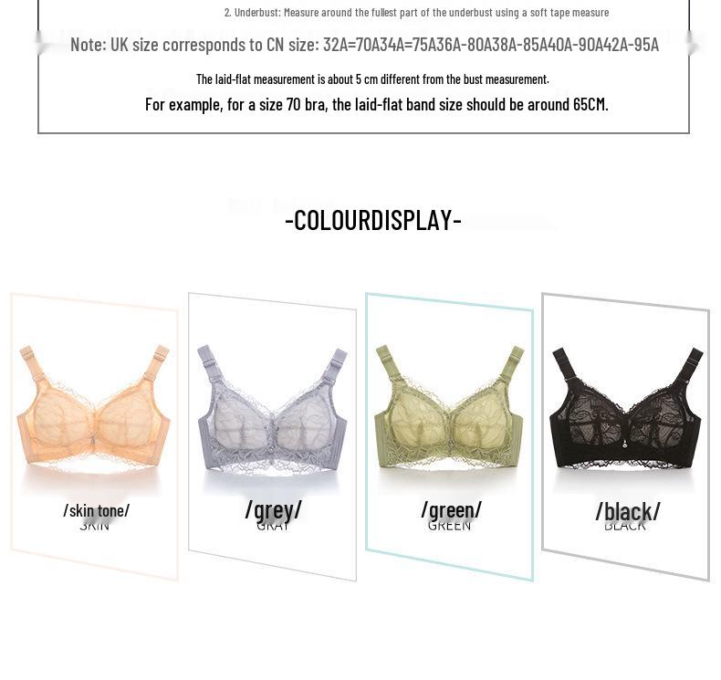Ultra-Thin Adjustable Plus Size Full Coverage Wireless Push-Up Bra for Large Busts