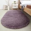 Oval Carpets for Living Room Sofa Bed Bedides Mats Soft Rugs Non-slip Bedroom Mats Home Decoration Tapetes