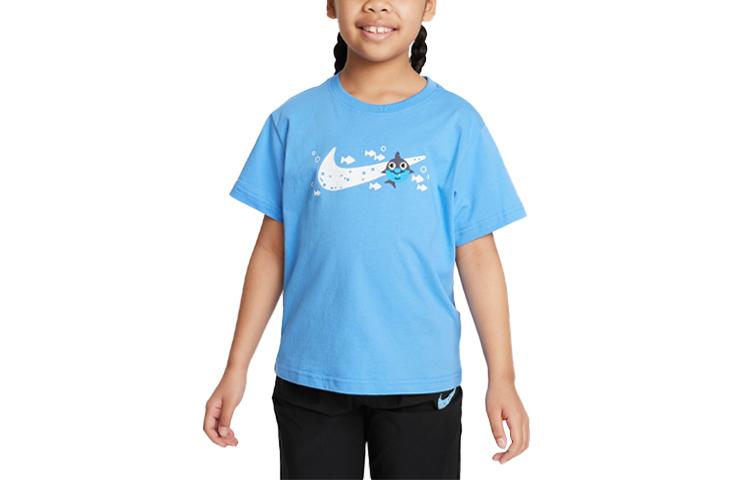 

Nike Kids T Shirts Crew Neck Moderate FQ0820-412 S