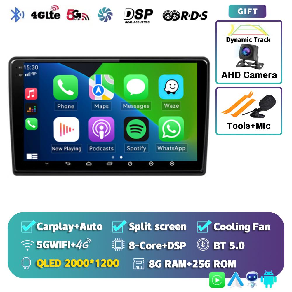 Android 14 Carplay Auto Car Radio For Hyundai H1 2007 - 2015 Multimedia Player Navigation GPS 2Din 4G+Wifi Stereo Head Unit DVD