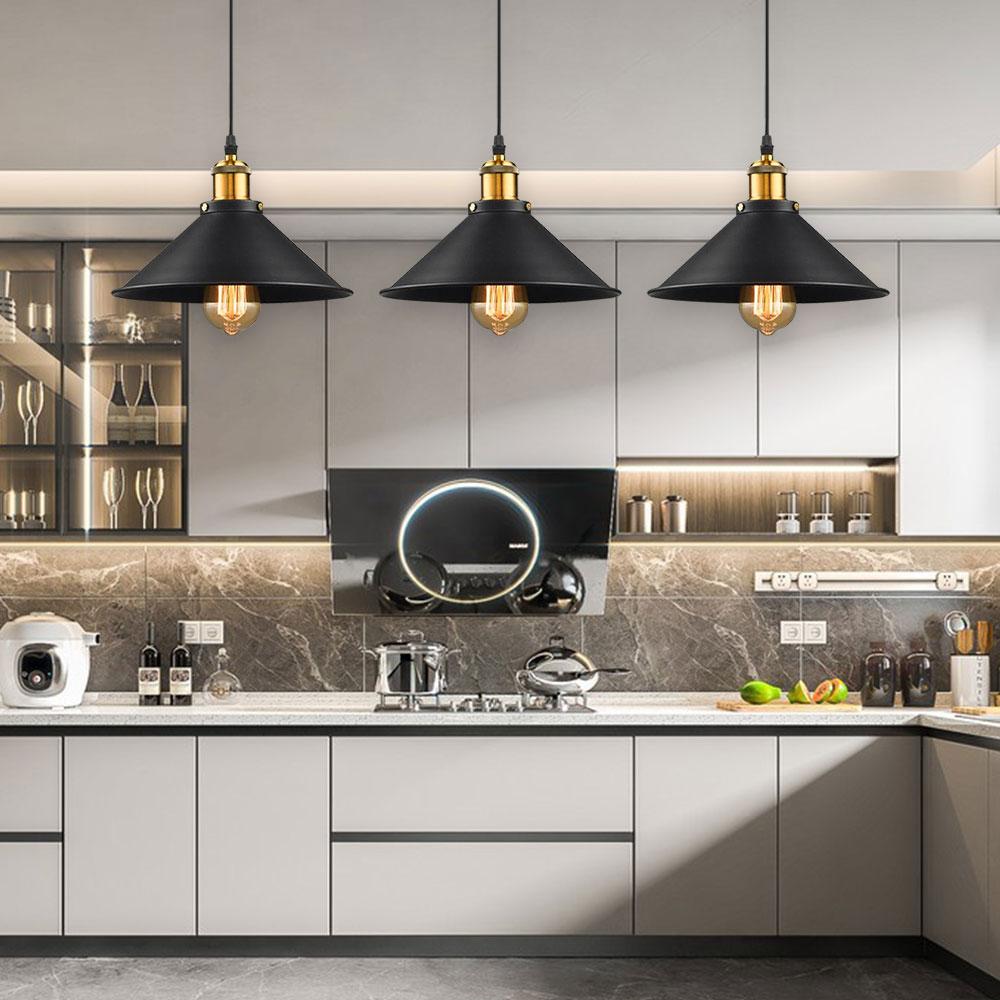 Vintage Pendant Light Decoration Vintage Industrial Retro Pendant Lamp E27 Lampshade For Kitchen Dining Bedroom Home Lighting