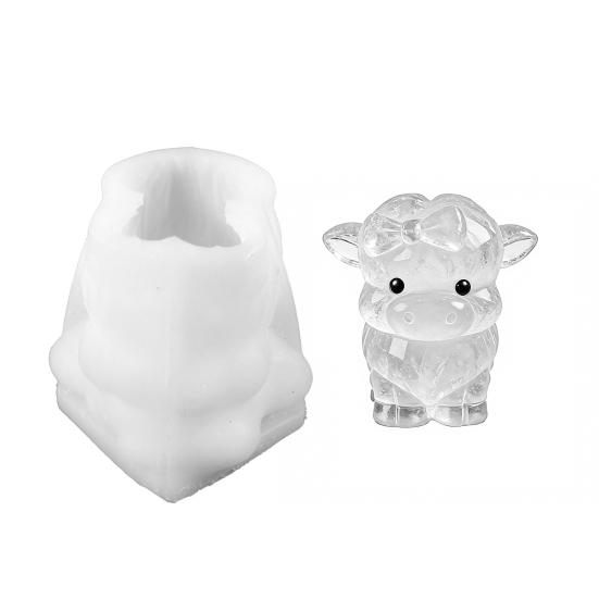 Highland Ice Cube Mold Silicone Ice Cube Tray Flexible Novelty Ice Cube Maker A