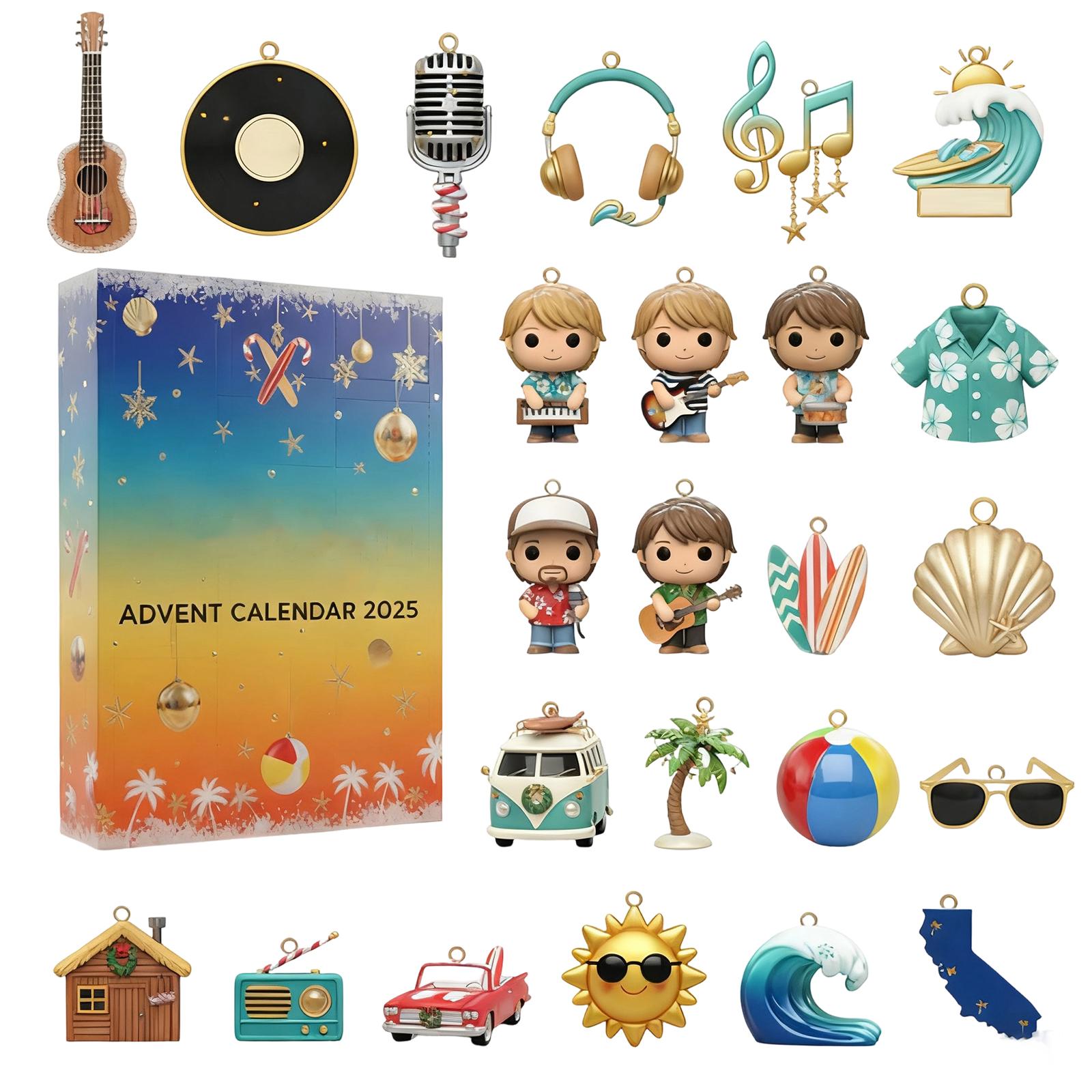 

2D Plane+airplane Box +24PC+ Fitness Decoration Advent Christmas Countdown Box Calendar One Size