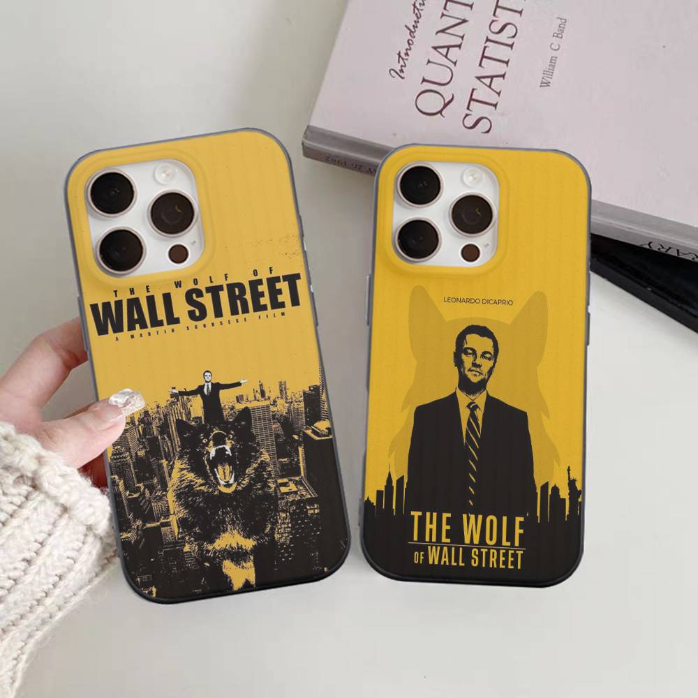 TV The W-Wolf Of W-Wall S-Street Soft Corrugated Phone Case For IPhone 11 12 13 14 15 16 17 Pro Max Plus Pro Shockproof Cover