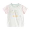 DAVE&BELLA Girls' Cotton Short Sleeve Moisture-Wicking T-Shirt