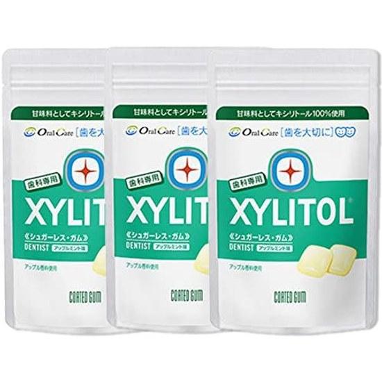 Xylitol Gum Dental Use Ramichak 3 Bag Set (Apple Mint)