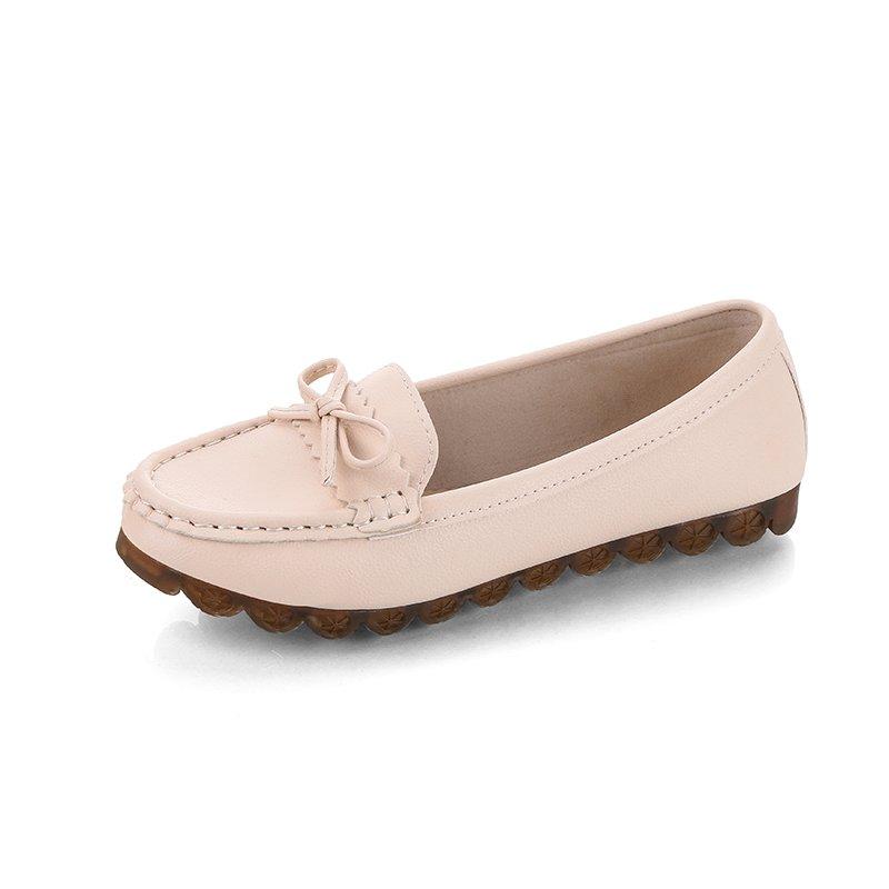 

Туфли на плоской подошве Женские балетки с круглым носком и завязкой-бабочкой на платформе Балетки без застежек Ленивые мокасины Мокасины Женские повседневные туфли на плоской подошве 39 бежевый