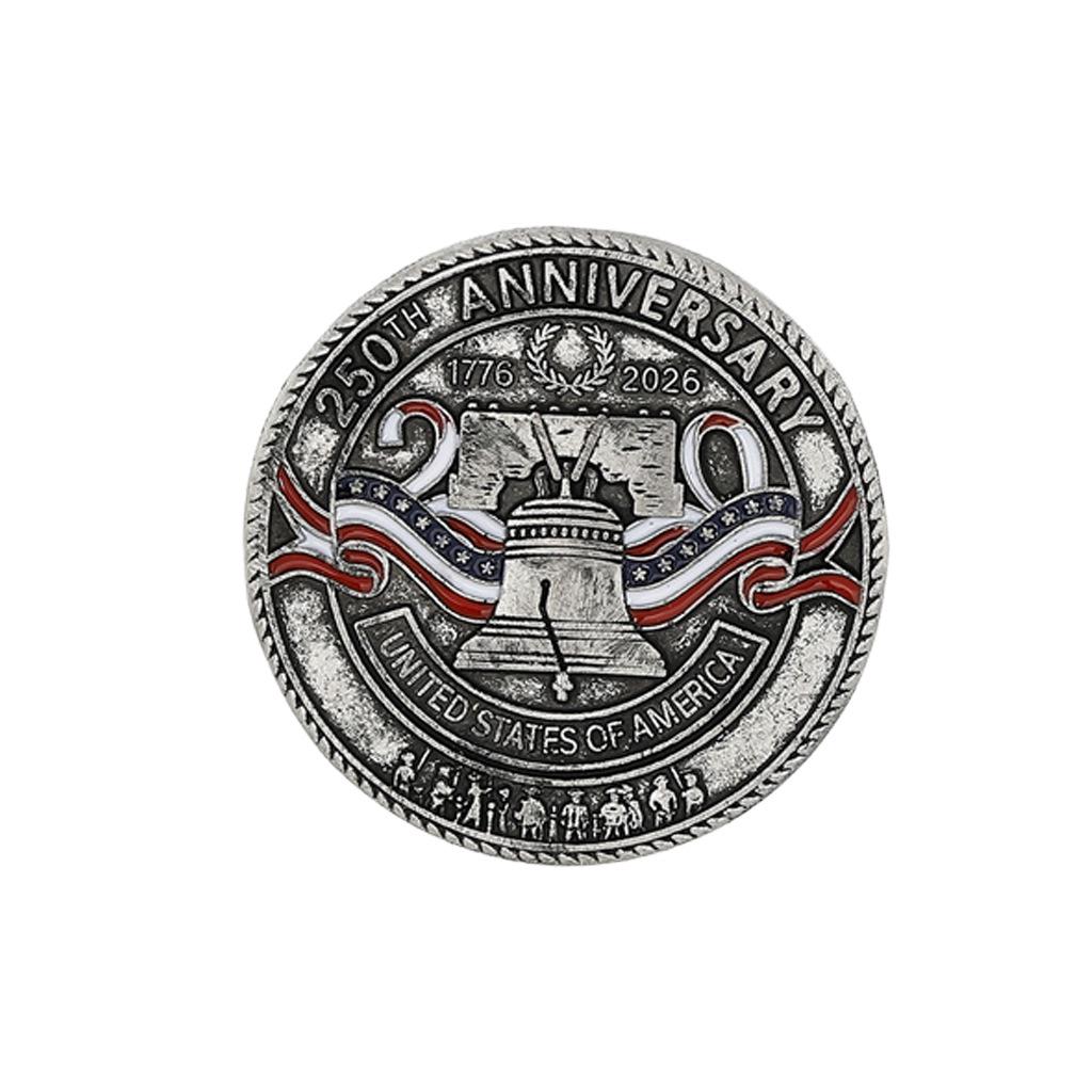 American Independence 250th Anniversary Flag Brooch - Creative National Emblem