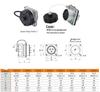 Weipu WS55 Aviation Plug: 4-core, 7-core, 40-core, 53-core, 61-core, Male Plug & TQ Female Square Socket Connector.