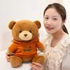 Cute Sweater Can Be Worn Off Teddy Bear Doll Plush Toy Cuddle Bear Doll Children Sleeping Pillow Doll