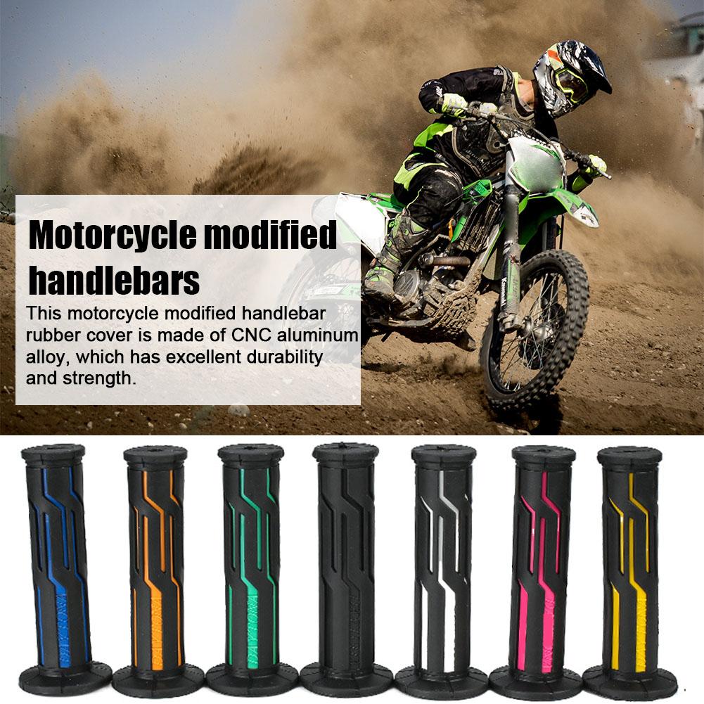 New Universal Motorcycle 7/8" 22mm Handlebar Grips Molded Grips For Honda Kawasaki Yamaha Ducati Suzuki BMW Vespa Aprilia