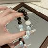Luxury Natural Agarwood Blue Crystal Bracelet Fashion Jewelry Men Women