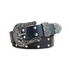 Retro Rivet Women'S Belt Faux Leather With Casual Pants Jeans Women'S Punk Belt