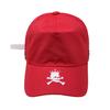 Leopeukingjeu King'S Crown Skull 5-Panel Cap Red