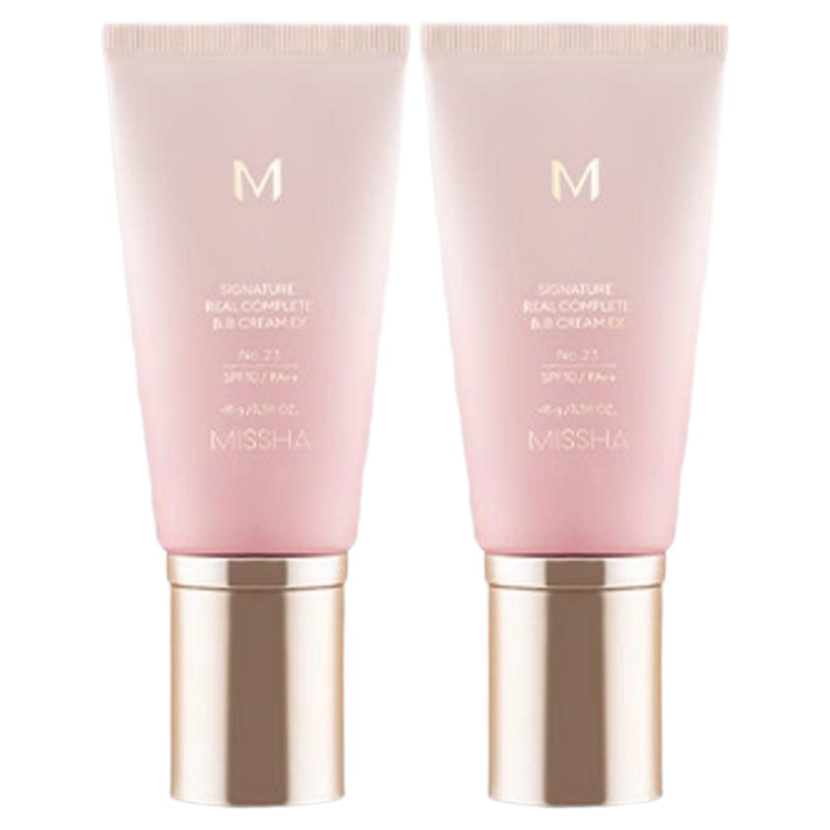 

Missha M Signature Real Complete BB Cream EX #23 Calm Beige SPF30 PA++ 45g x 2pcs - High Coverage Daily Base Makeup