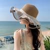 Hat Women Summer Mesh Straw Hat Internet Celebrity Beach Hat Vacation Travel Sun Hat Fashion Versatile