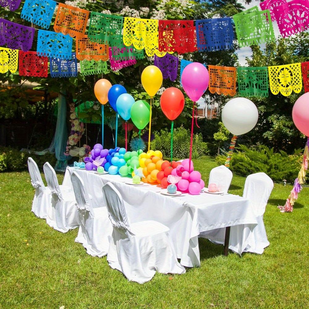 2pcs Day of The Dead Party Decorations 1pc Fiesta Banner with 9 Mexican Theme Party Flag Banner Day of The Dead Hanging Decor Home Party Supplies
