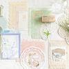 100pcs/set Mixed Material Pack Flower Series Hollow Lace Handbook Border Primer Paper DIY Decorative Sticker Notes Scrapbook